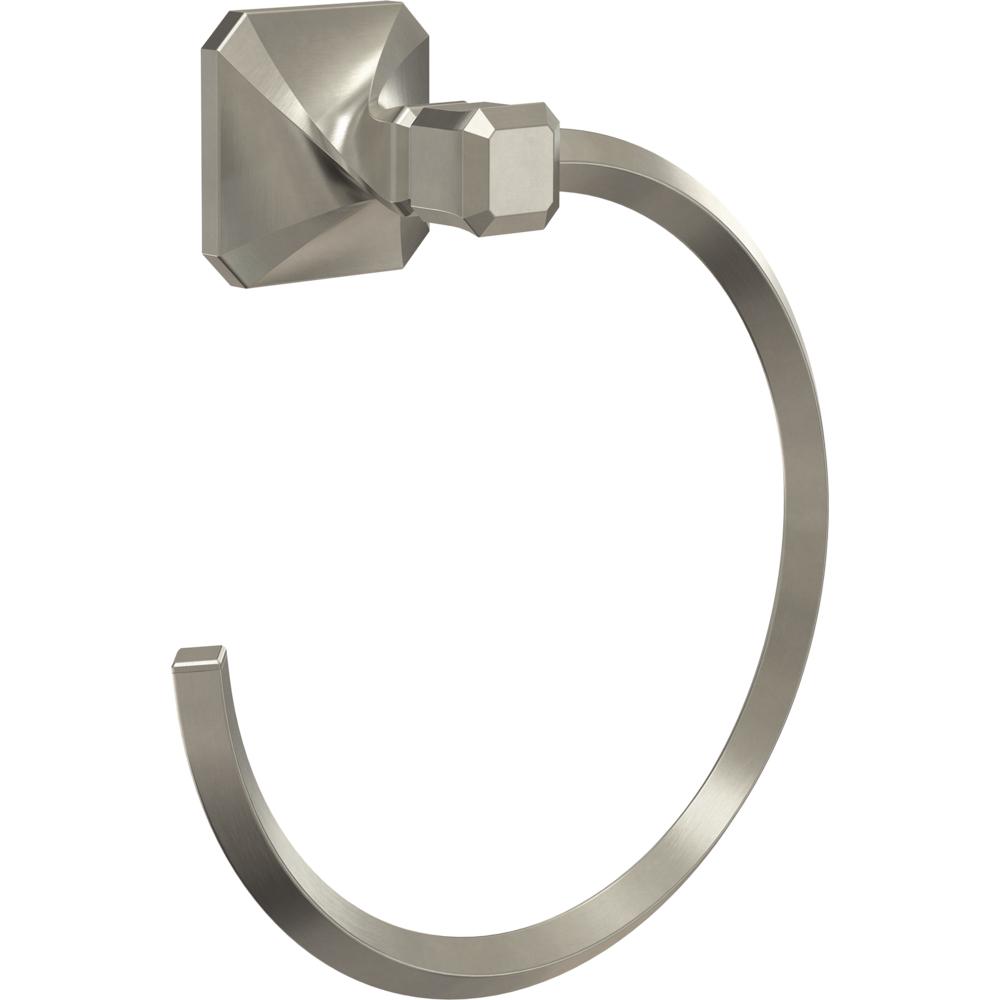 Satin nickel towel ring sale