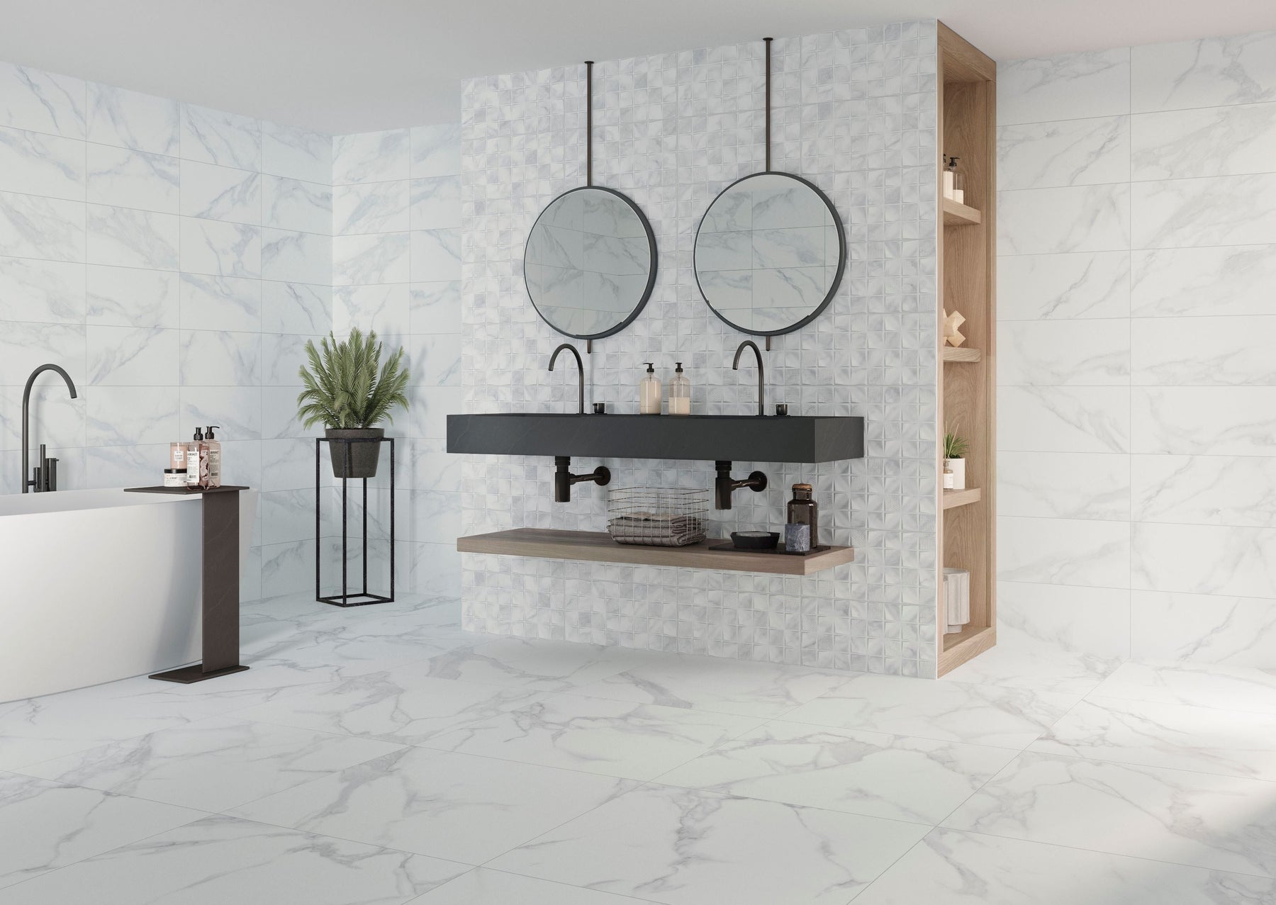 Purity Tile Rug Purity ML White MT 10