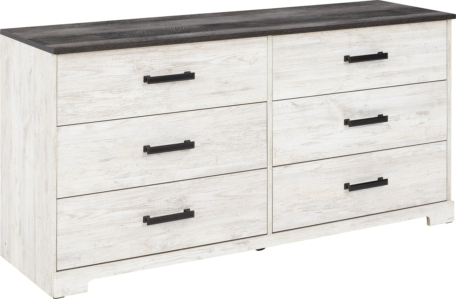 Shawburn 6 Drawer Dresser in Gray