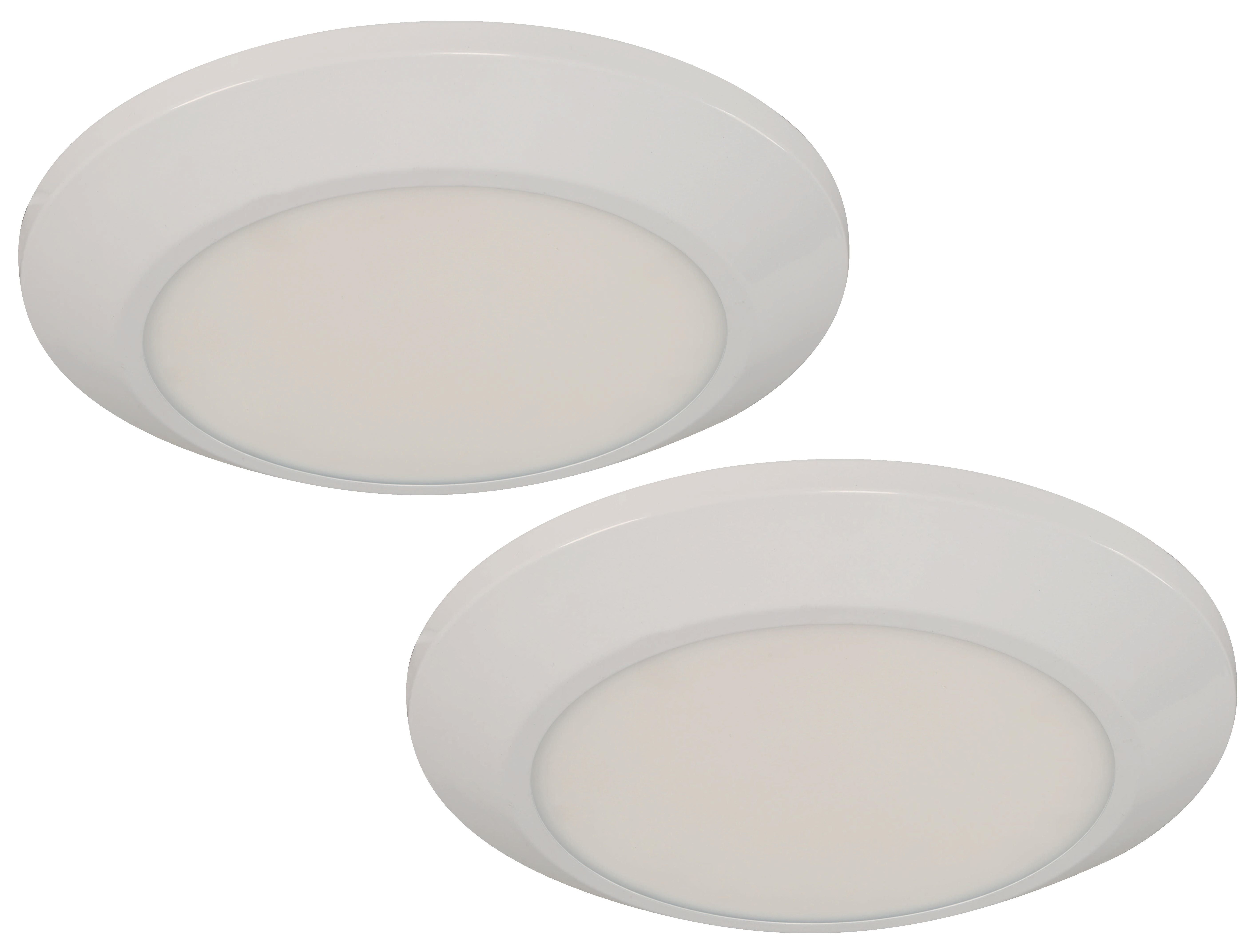 212 18W Twin Pack LED Ceiling Light in White – Active Home Centre